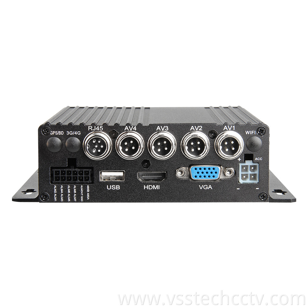 4 Channel SD Card Mobile DVR